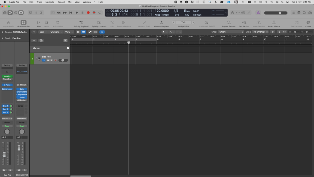 logic pro 10.4 save sound library in different location
